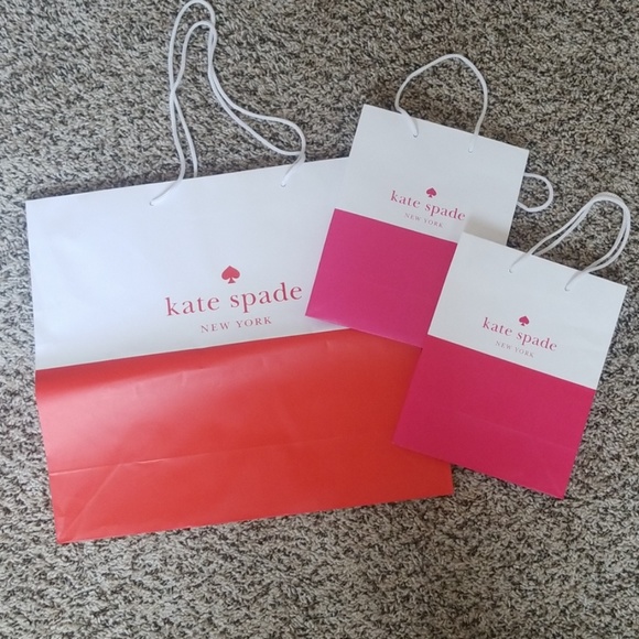 kate spade Handbags - Set of 3 kate spade new york shop retail gift bags